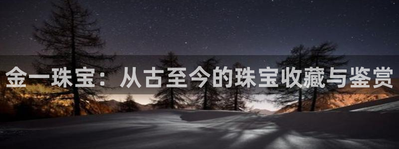 腾耀娱乐众推46996:金一珠宝:从古至今的珠宝收藏与鉴赏