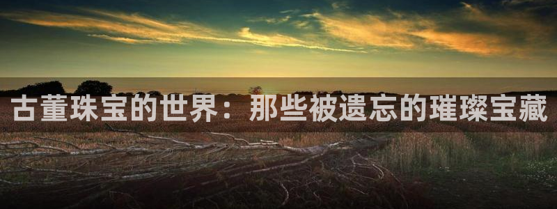 众腾娱乐毕 7O935:古董珠宝的世界:那些被遗忘的璀璨宝藏